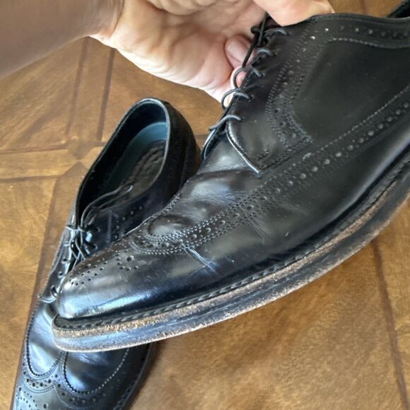 Florsheim Imperial Black Leather Men\'s 9 D Oxford Dress Shoes 92654 Nice! main image 13